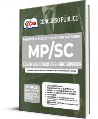 Apostila MP-SC - Comum aos Cargos de Ensino Superior