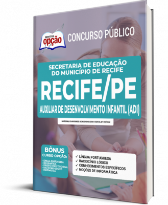 Apostila SME Recife PE - Auxiliar de Desenvolvimento Infantil (ADI)