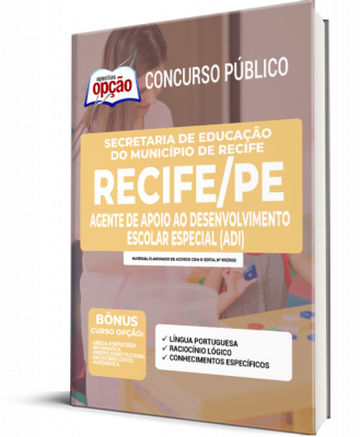 Apostila SME Recife PE - Agente de Apoio ao Desenvolvimento Escolar Especial (AADEE)