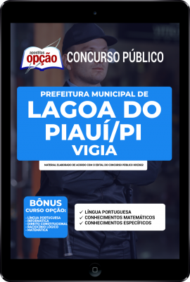 Apostila Prefeitura de Lagoa do Piauí - PI em PDF - Vigia