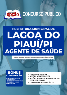 Apostila Prefeitura de Lagoa do Piauí - PI - Agente de Saúde