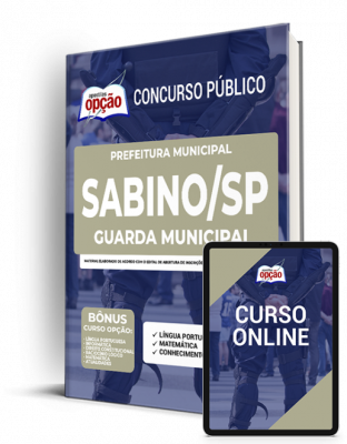 Apostila Prefeitura de Sabino - SP - Guarda Municipal