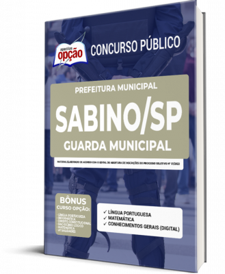 Apostila Prefeitura de Sabino - SP - Guarda Municipal