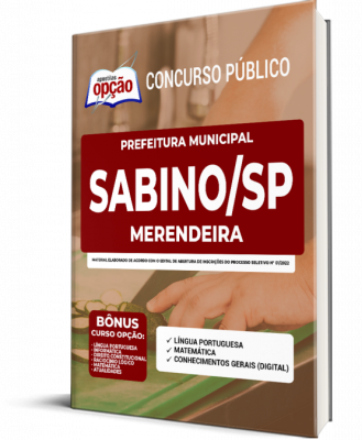 Apostila Prefeitura de Sabino - SP - Merendeira