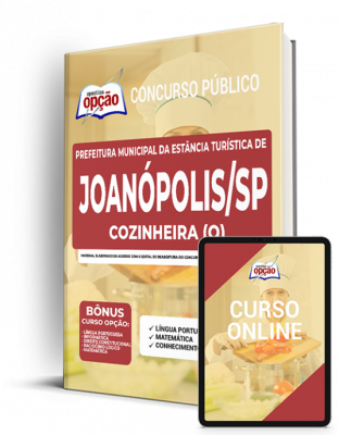 Apostila Prefeitura de Joanópolis - SP - Cozinheira (o)