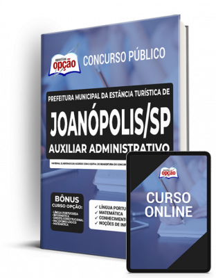 Apostila Prefeitura de Joanópolis - SP - Auxiliar Administrativo