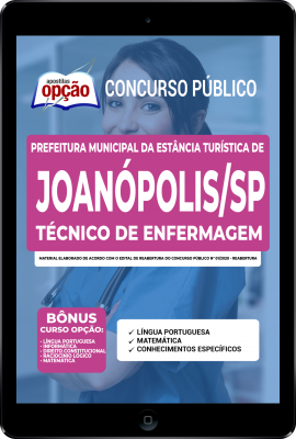 Apostila Prefeitura de Joanópolis - SP em PDF - Técnico de Enfermagem