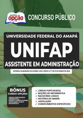 Apostila UNIFAP - Assistente em Administração