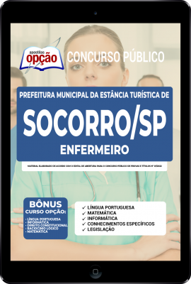 Apostila Prefeitura de Socorro - SP em PDF - Enfermeiro