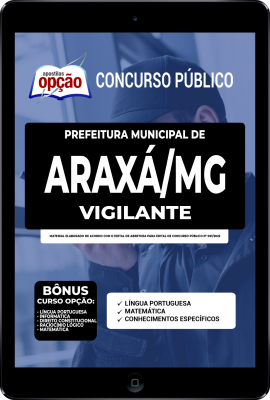Apostila Prefeitura de Araxá - MG em PDF - Vigilante
