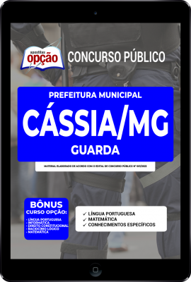 Apostila Prefeitura de Cássia - MG em PDF - Guarda