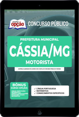 Apostila Prefeitura de Cássia - MG em PDF - Motorista
