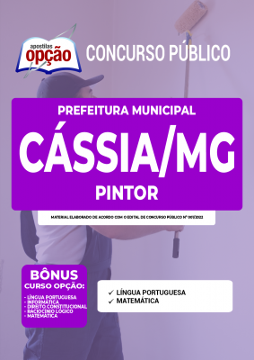 Apostila Prefeitura de Cássia - MG - Pintor