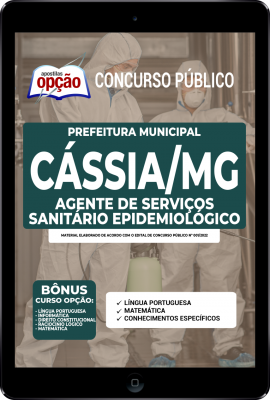 Apostila Prefeitura de Cássia - MG em PDF - Agente de Serviços Sanitário Epidemiológico