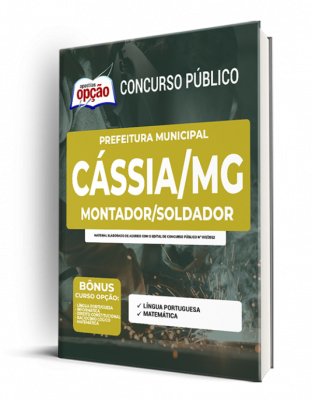 Apostila Prefeitura de Cássia - MG - Montador/Soldador