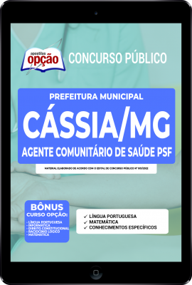 Apostila Prefeitura de Cássia - MG em PDF - Agente Comunitário de Saúde PSF