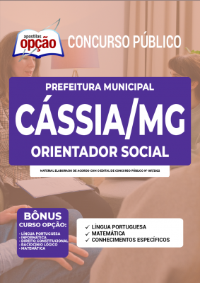 Apostila Prefeitura de Cássia - MG - Orientador Social