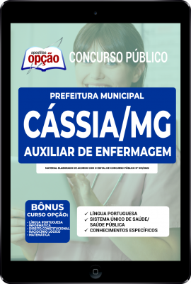 Apostila Prefeitura de Cássia - MG em PDF - Auxiliar de Enfermagem