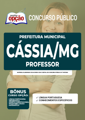 Apostila Prefeitura de Cássia - MG - Professor