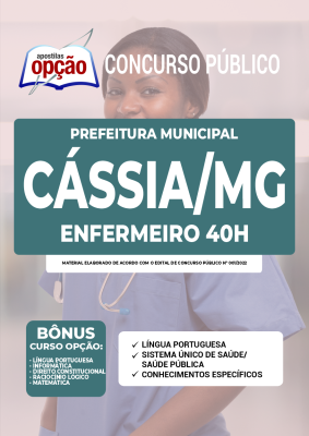 Apostila Prefeitura de Cássia - MG - Enfermeiro 40H