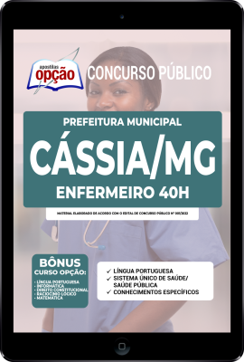 Apostila Prefeitura de Cássia - MG em PDF - Enfermeiro 40H