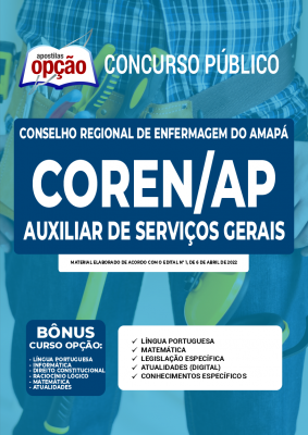 Apostila COREN-AP - Auxiliar de Serviços Gerais