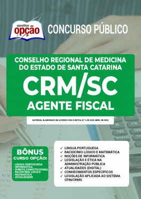 Apostila CRM-SC - Agente Fiscal