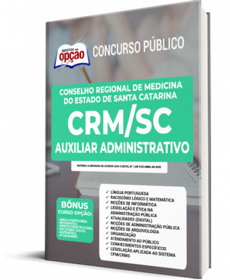 Apostila CRM-SC - Auxiliar Administrativo