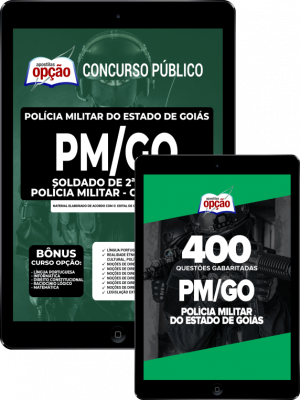 Combo PM-GO - Soldado de 2ª Classe Polícia Militar - Combatente