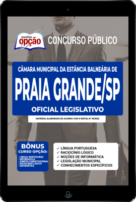 Apostila Câmara de Praia Grande - SP em PDF - Oficial Legislativo
