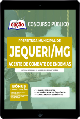 Apostila Prefeitura de Jequeri - MG em PDF  - Agente de Combate de Endemias