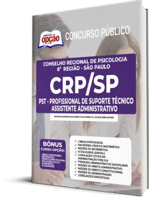 Apostila CRP-SP - PST - Profissional de Suporte Técnico - Assistente Administrativo