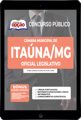 Apostila Câmara de Itaúna - MG em PDF - Oficial Legislativo