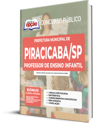 Apostila Prefeitura de Piracicaba - SP - Professor de Educação Infantil