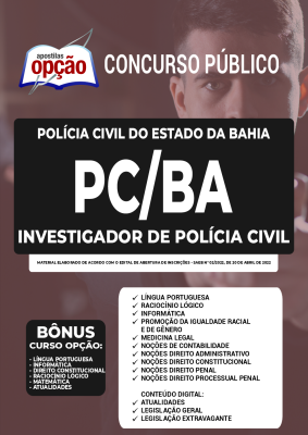 Apostila PC-BA - Investigador de Polícia Civil