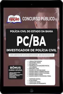 Apostila PC-BA em PDF - Investigador de Polícia Civil