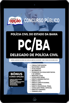 Apostila PC-BA em PDF - Delegado de Polícia Civil