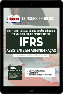 Apostila IFRS em PDF - Assistente em Administração