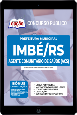 Apostila Prefeitura de Imbé - RS em PDF - Agente Comunitário de Saúde (ACS)
