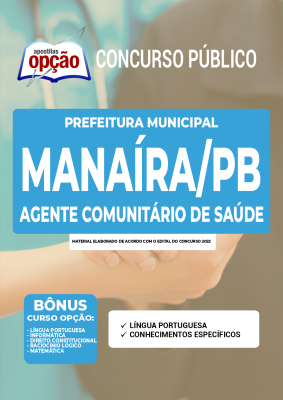Apostila Prefeitura de Manaíra - PB - Agente Comunitário de Saúde