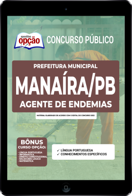 Apostila Prefeitura de Manaíra - PB em PDF - Agente de Endemias