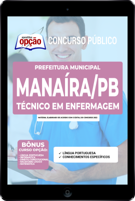 Apostila Prefeitura de Manaíra - PB em PDF - Técnico em Enfermagem