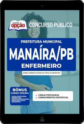 Apostila Prefeitura de Manaíra - PB em PDF - Enfermeiro