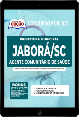 Apostila Prefeitura de Jaborá - SC em PDF - Agente Comunitário de Saúde