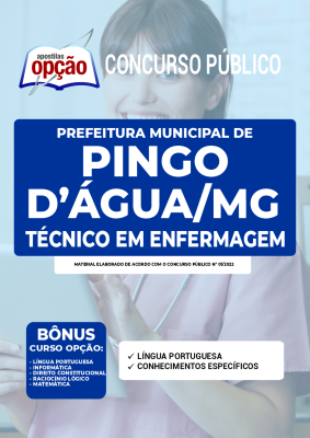 Apostila Prefeitura de Pingo D’Água - MG - Técnico em Enfermagem