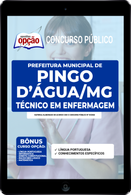 Apostila Prefeitura de Pingo D’Água - MG em PDF - Técnico em Enfermagem