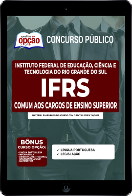 Apostila IFRS em PDF - Comum aos Cargos de Ensino Superior