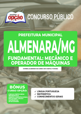 Apostila Prefeitura de Almenara - MG - Fundamental: Mecânico e Operador de Máquinas