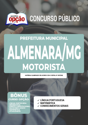Apostila Prefeitura de Almenara - MG - Motorista