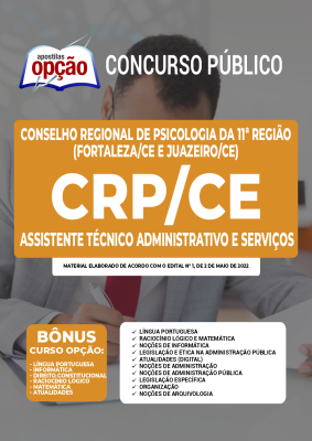 Apostila CRP-CE - Assistente Técnico Administrativo e Serviços